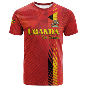Custom Uganda Football T shirt Go Champions Cranes LT15