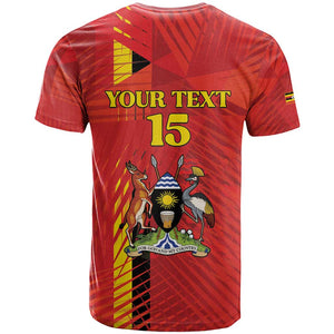 Custom Uganda Football T shirt Go Champions Cranes - African Pride