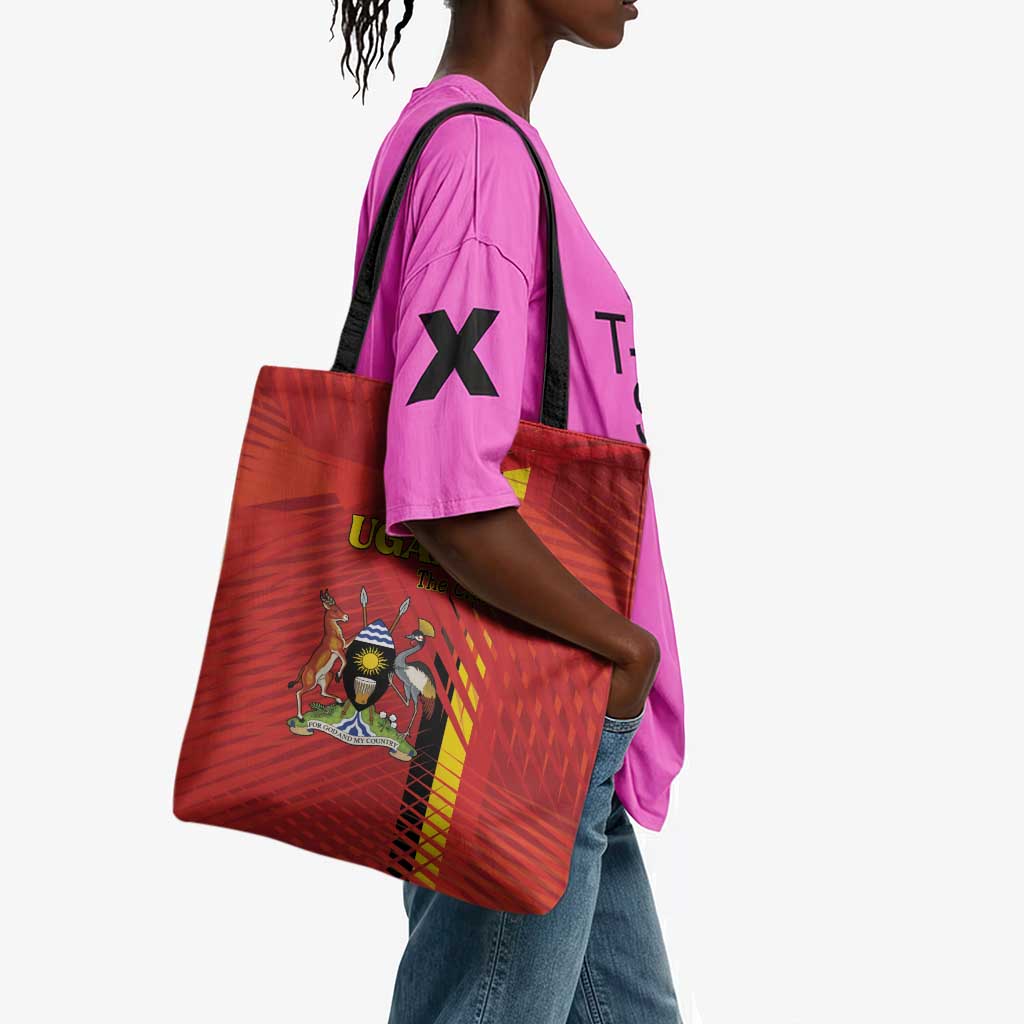Uganda Football Tote Bag Go Champions Cranes - African Pride