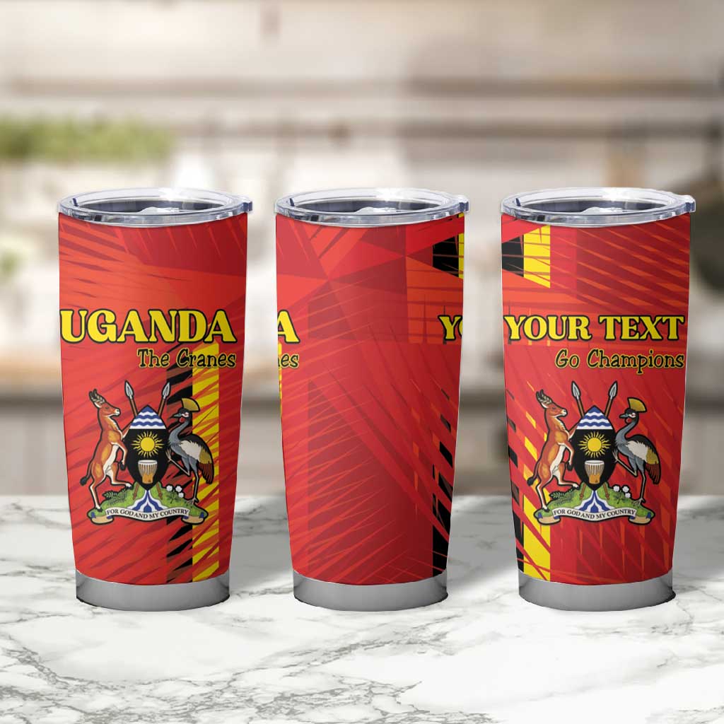 Custom Uganda Football Tumbler Cup Go Champions Cranes - African Pride