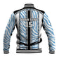 Custom Botswana Football Baseball Jacket Botswana Rising Again - Black - African Pride