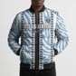 Custom Botswana Football Bomber Puffer Jacket Botswana Rising Again - Black - African Pride
