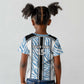 Custom Botswana Football Kid T shirt Botswana Rising Again - Black LT15