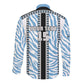Custom Botswana Football Long Sleeve Button Shirt Botswana Rising Again - Black - African Pride