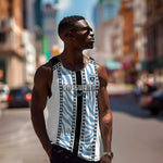 Custom Botswana Football Men Tank Top Botswana Rising Again - Black - African Pride