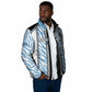 Custom Botswana Football Padded Jacket Botswana Rising Again - Black - African Pride