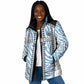 Custom Botswana Football Padded Jacket Botswana Rising Again - Black - African Pride