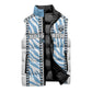 Custom Botswana Football Sleeveless Puffer Jacket Botswana Rising Again - Black - African Pride