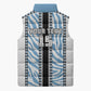 Custom Botswana Football Sleeveless Puffer Jacket Botswana Rising Again - Black - African Pride