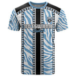 Custom Botswana Football T shirt Botswana Rising Again - Black - African Pride