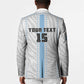 Custom Botswana Football Blazer Botswana Rising Again - Blue - African Pride