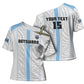 Custom Botswana Football Cross Shoulder Shirt Botswana Rising Again - Blue - African Pride