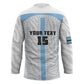 Custom Botswana Football Hockey Jersey Botswana Rising Again - Blue - African Pride