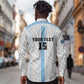 Custom Botswana Football Long Sleeve Button Shirt Botswana Rising Again - Blue - African Pride