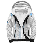 Custom Botswana Football Sherpa Hoodie Botswana Rising Again - Blue - African Pride