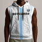 Custom Botswana Football Sleeveless Hoodie Botswana Rising Again - Blue - African Pride
