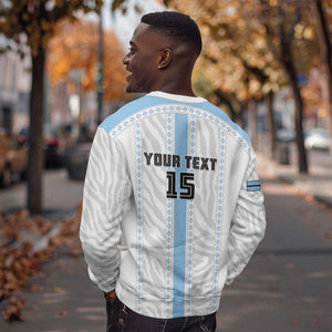 Custom Botswana Football Sweatshirt Botswana Rising Again - Blue - African Pride