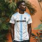 Custom Botswana Football T shirt Botswana Rising Again - Blue - African Pride