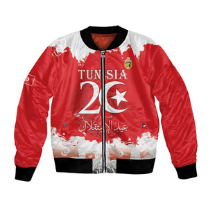 Personalized Afro Tunisia Bomber Jacket Happy 69th Anniversary Independence