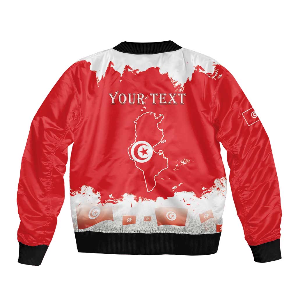 Personalized Afro Tunisia Bomber Jacket Happy 69th Anniversary Independence
