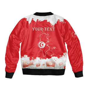 Personalized Afro Tunisia Bomber Jacket Happy 69th Anniversary Independence