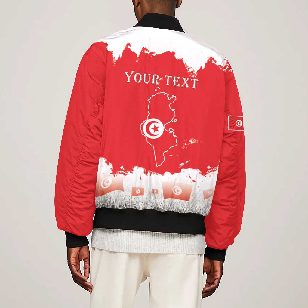 Personalized Afro Tunisia Bomber Jacket Happy 69th Anniversary Independence