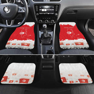 Personalized Afro Tunisia Car Mats Happy 69th Anniversary Independence