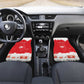 Personalized Afro Tunisia Car Mats Happy 69th Anniversary Independence