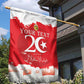 Personalized Afro Tunisia Garden Flag Happy 69th Anniversary Independence