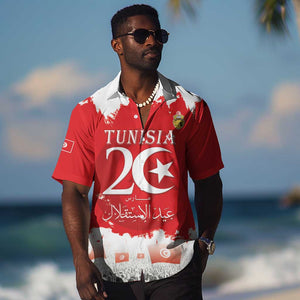 Personalized Afro Tunisia Hawaiian Shirt Happy 69th Anniversary Independence