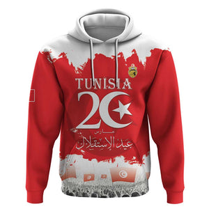 Personalized Afro Tunisia Hoodie Happy 69th Anniversary Independence