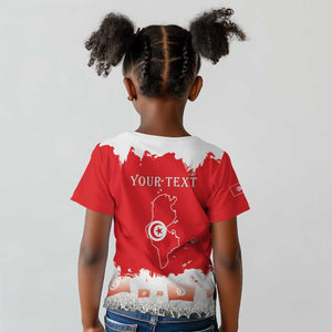 Personalized Afro Tunisia Kid T shirt Happy 69th Anniversary Independence