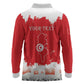 Personalized Afro Tunisia Long Sleeve Polo Shirt Happy 69th Anniversary Independence