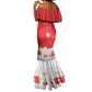 Personalized Afro Tunisia Mermaid Dress Happy 69th Anniversary Independence