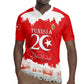 Personalized Afro Tunisia Rugby Jersey Happy 69th Anniversary Independence