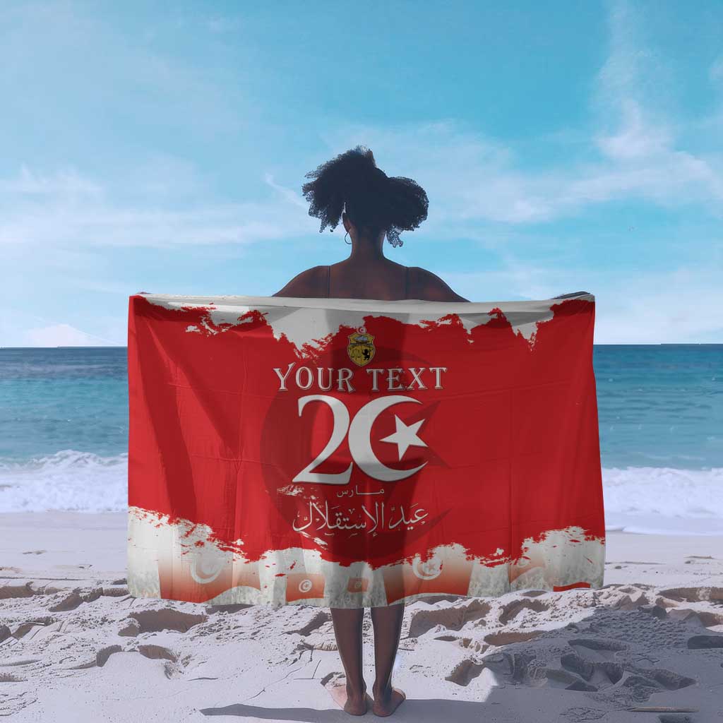 Personalized Afro Tunisia Sarong Happy 69th Anniversary Independence