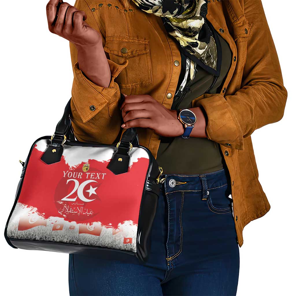 Personalized Afro Tunisia Shoulder Handbag Happy 69th Anniversary Independence