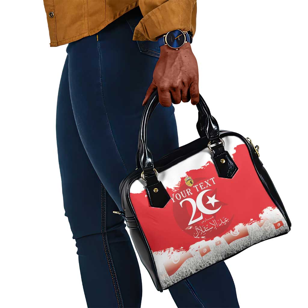 Personalized Afro Tunisia Shoulder Handbag Happy 69th Anniversary Independence