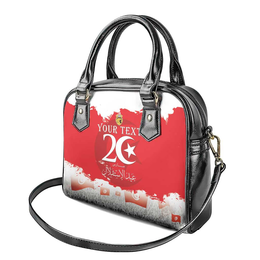 Personalized Afro Tunisia Shoulder Handbag Happy 69th Anniversary Independence