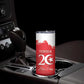 Personalized Afro Tunisia Skinny Tumbler Happy 69th Anniversary Independence