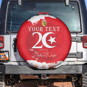 Personalized Afro Tunisia Spare Tire Cover Happy 69th Anniversary Independence