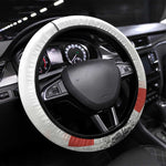 Afro Tunisia Steering Wheel Cover Happy 69th Anniversary Independence