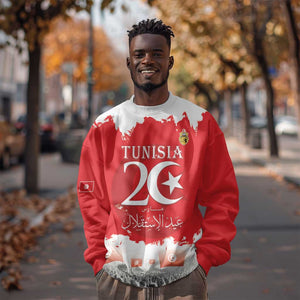 Personalized Afro Tunisia Sweatshirt Happy 69th Anniversary Independence