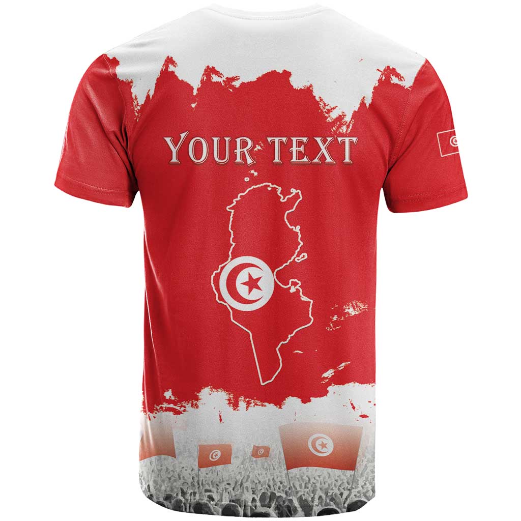 Personalized Afro Tunisia T shirt Happy 69th Anniversary Independence