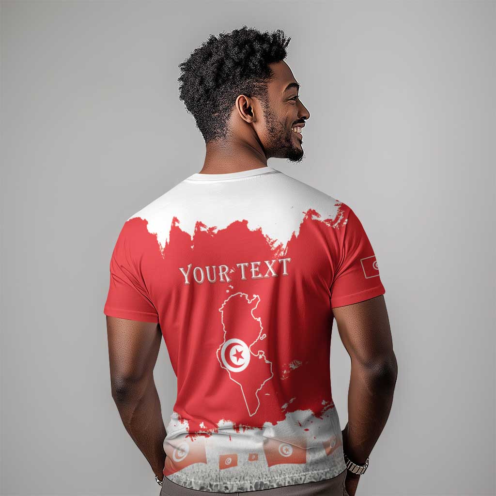 Personalized Afro Tunisia T shirt Happy 69th Anniversary Independence