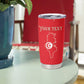 Personalized Afro Tunisia Tumbler Cup Happy 69th Anniversary Independence