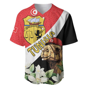 Personalized Afro Tunisia Baseball Jersey Camelus Dromedarius With Jasmine
