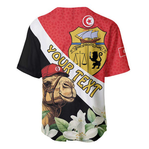 Personalized Afro Tunisia Baseball Jersey Camelus Dromedarius With Jasmine