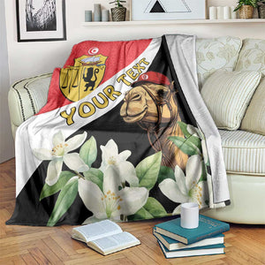 Personalized Afro Tunisia Blanket Camelus Dromedarius With Jasmine