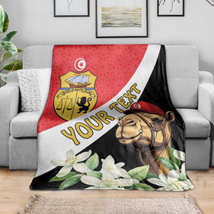 Personalized Afro Tunisia Blanket Camelus Dromedarius With Jasmine